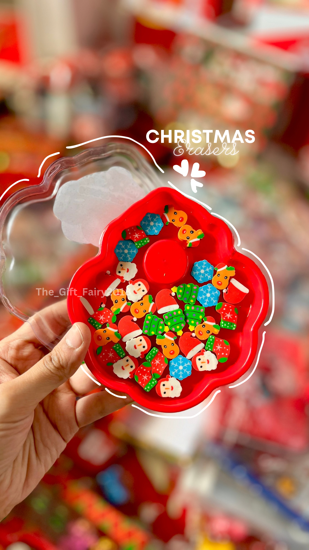 Christmas Erasers Pack