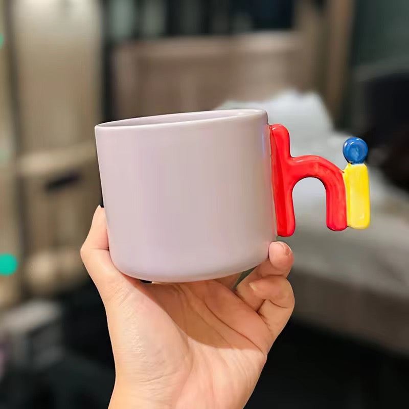 Hi Handle Cute Mug