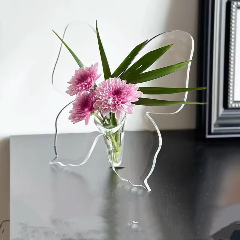 Acrylic Butterfly Vase