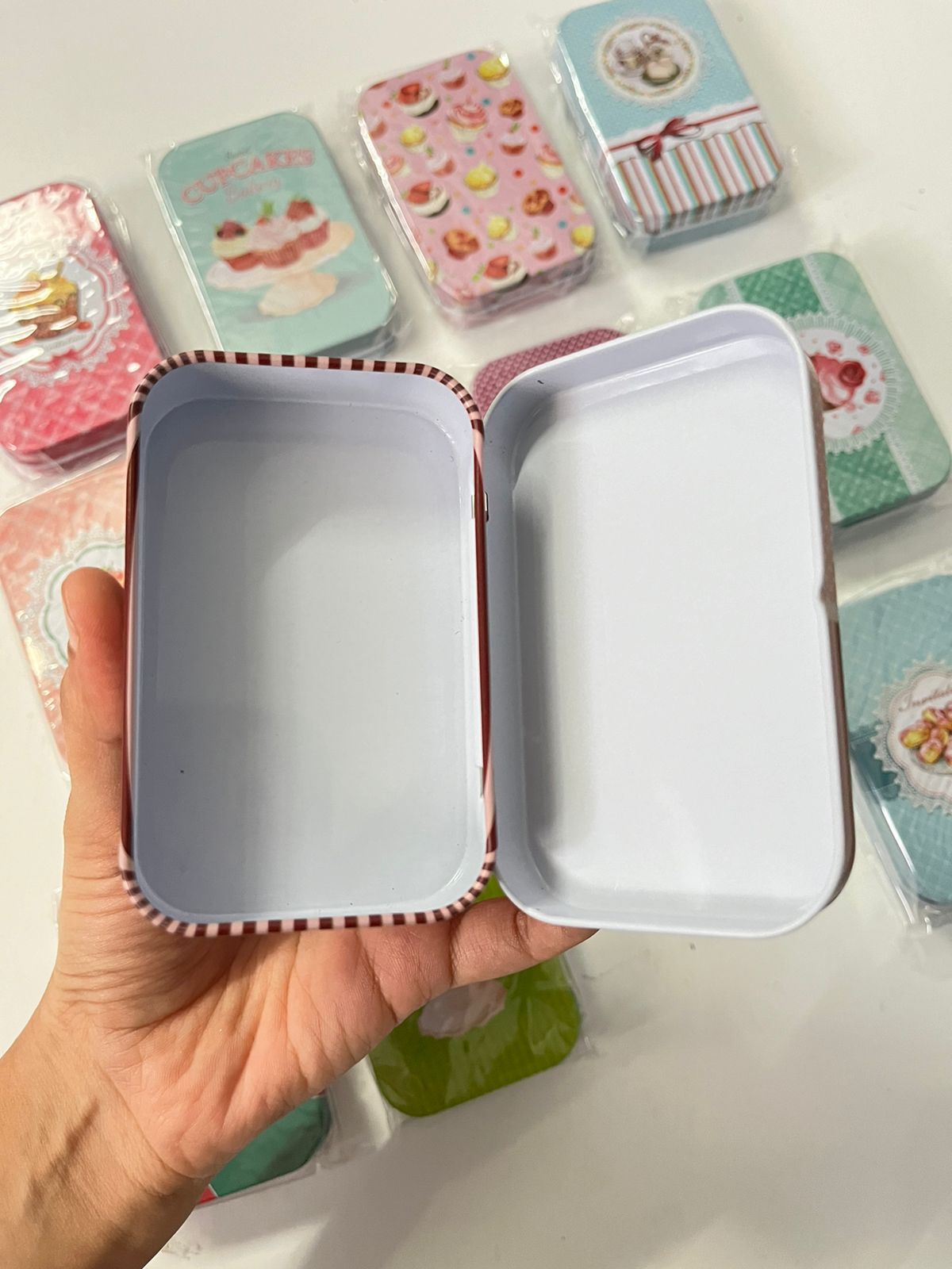 Dessert Rectangular Tin Boxes -
