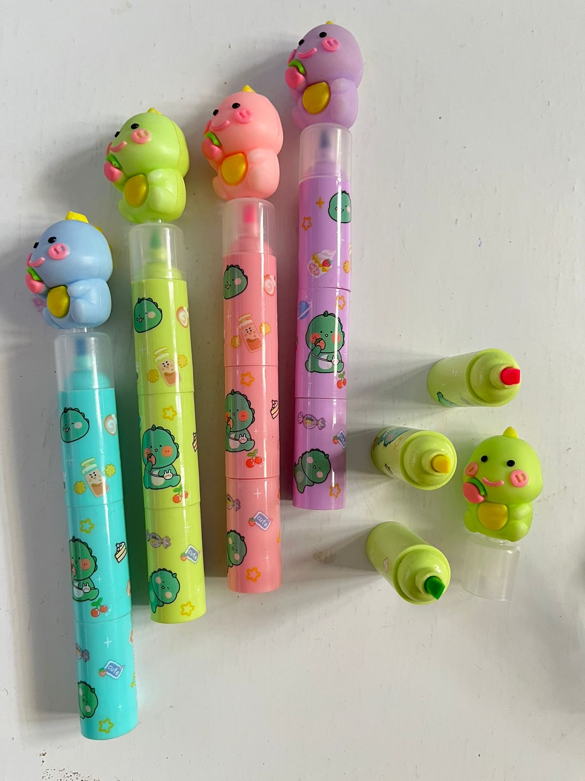 Dino Stackable Highlighters -