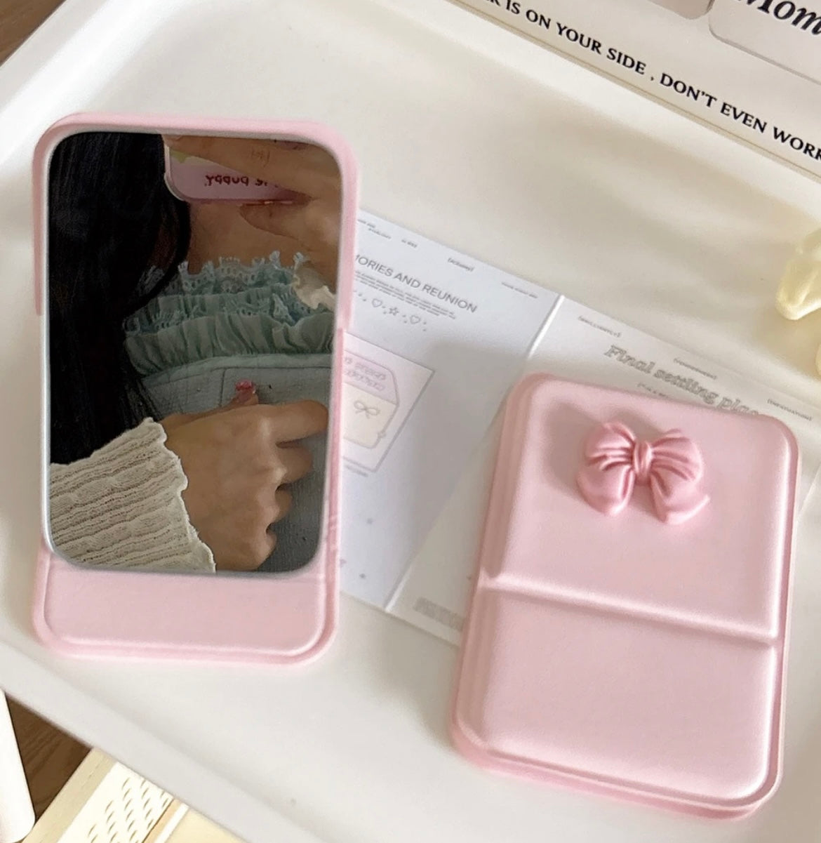 Bow Makeup Mirror