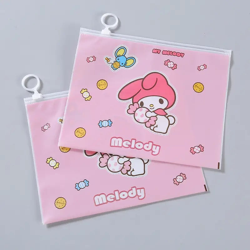 Sanrio Zip lock Pouches