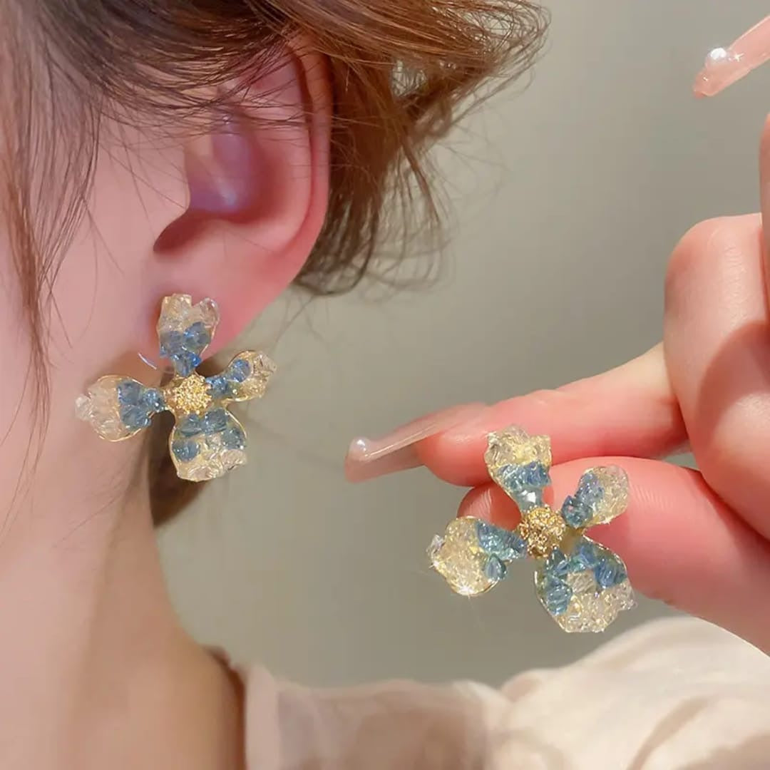 Beautiful Flower Earrings