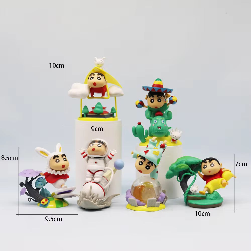 Shinchan Figures (set of 6)