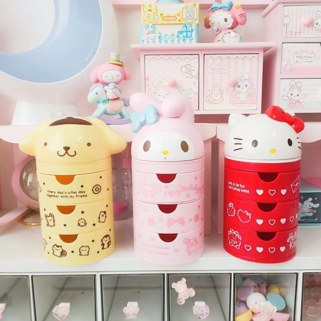 Sanrio 3 Layered Organiser