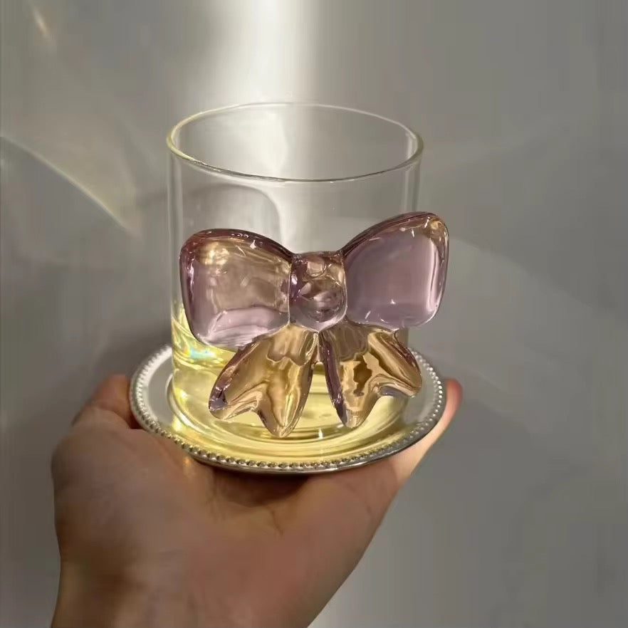 Cute Aesthetic Bow Glass (Pre-order)