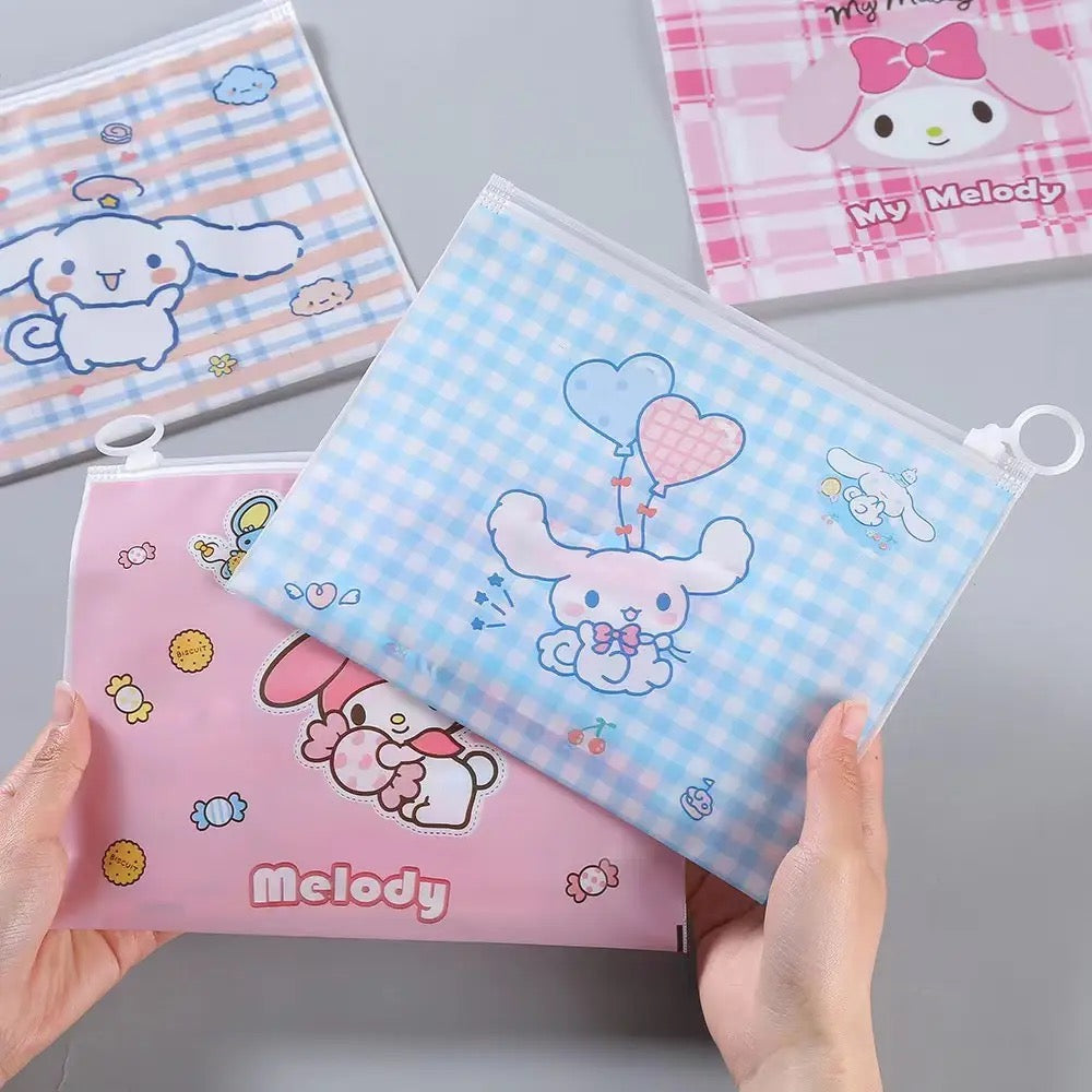 Sanrio Zip lock Pouches