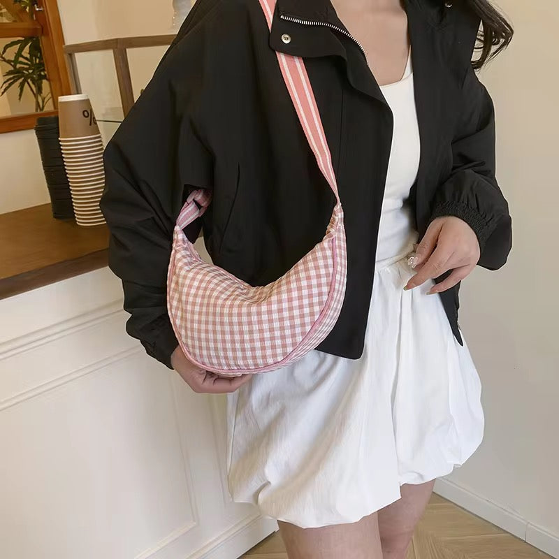 Ghingham Crossbody Bag