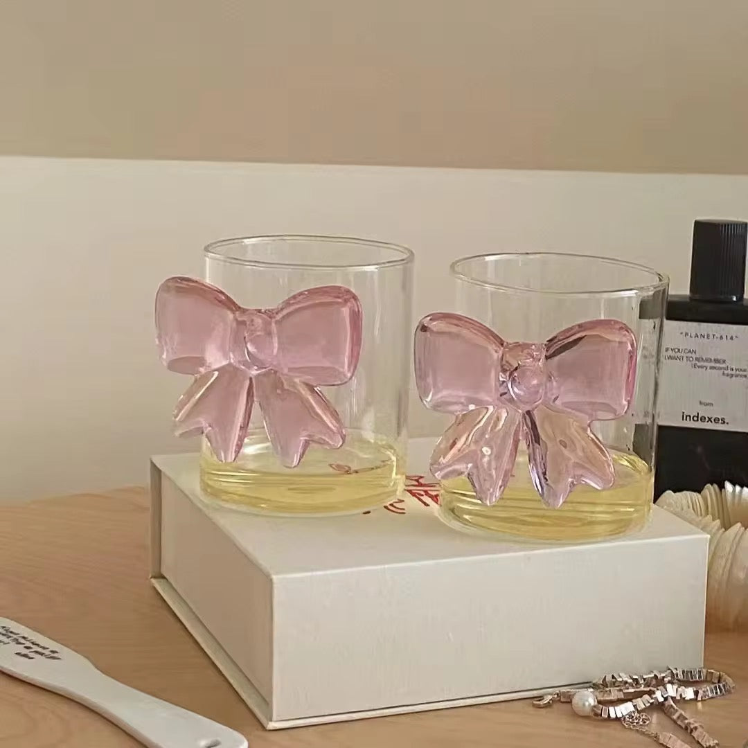 Cute Aesthetic Bow Glass (Pre-order)