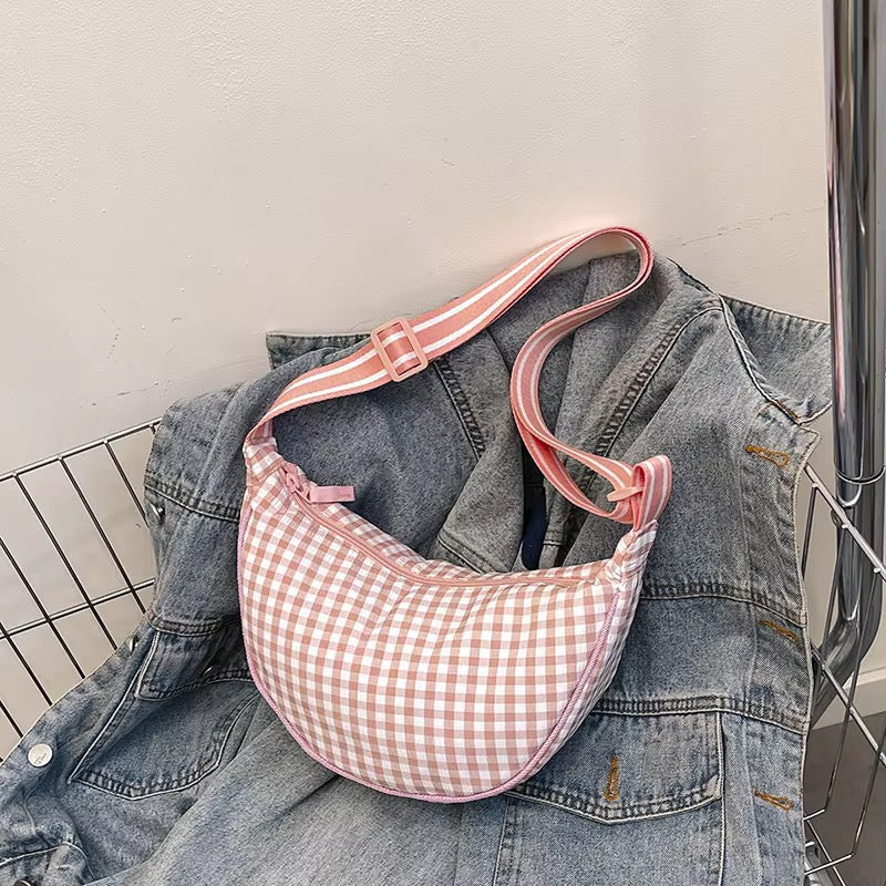 Ghingham Crossbody Bag