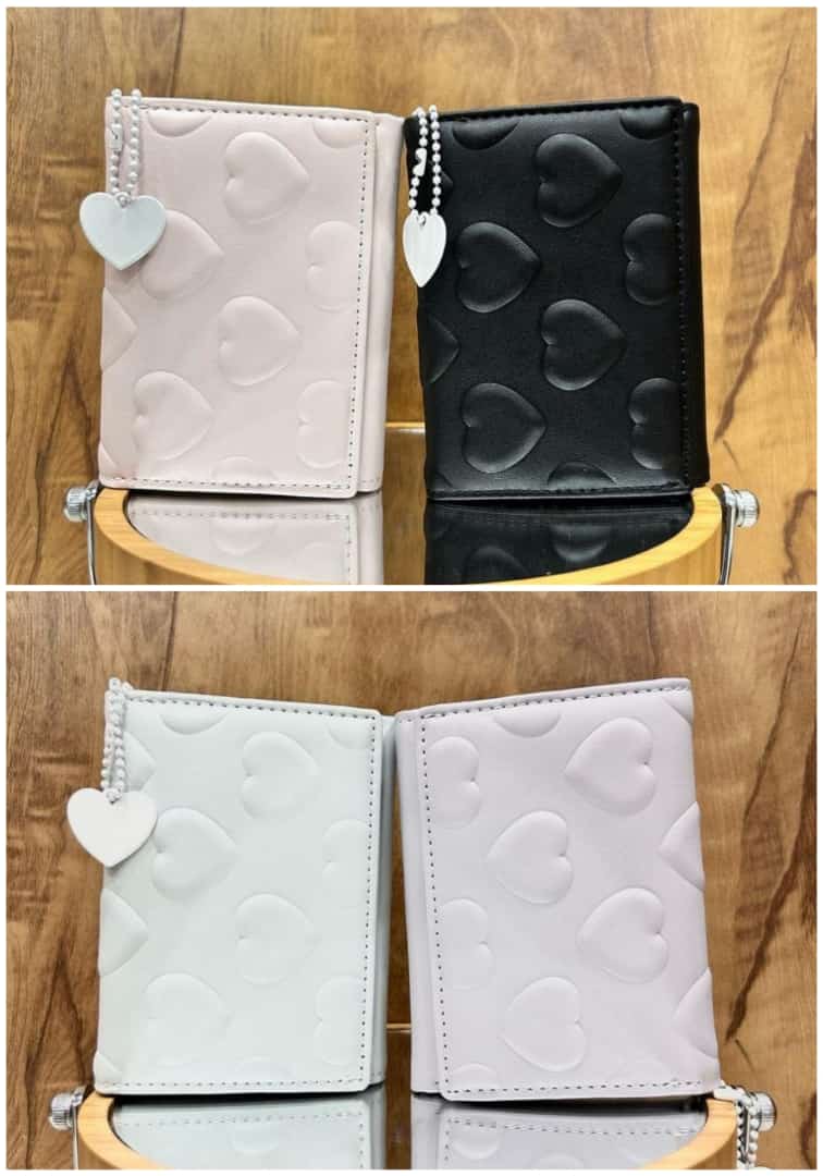 Heart Bubble Wallet -