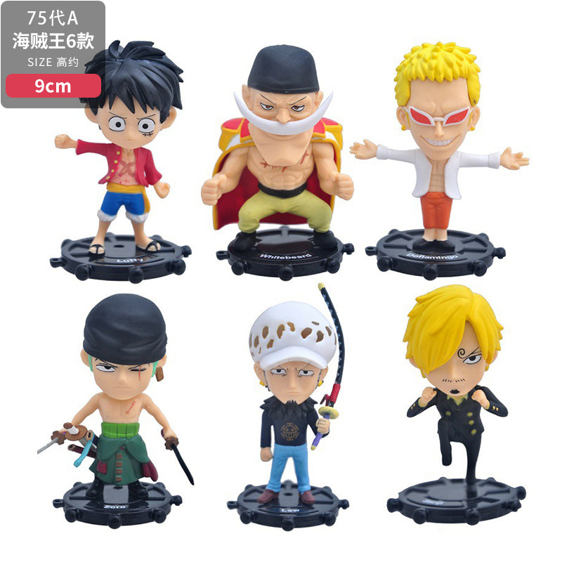 One Piece Figures (set of 6)