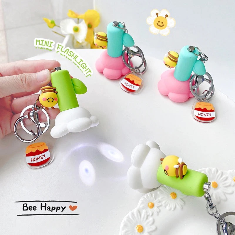 Flower Torch Keychain