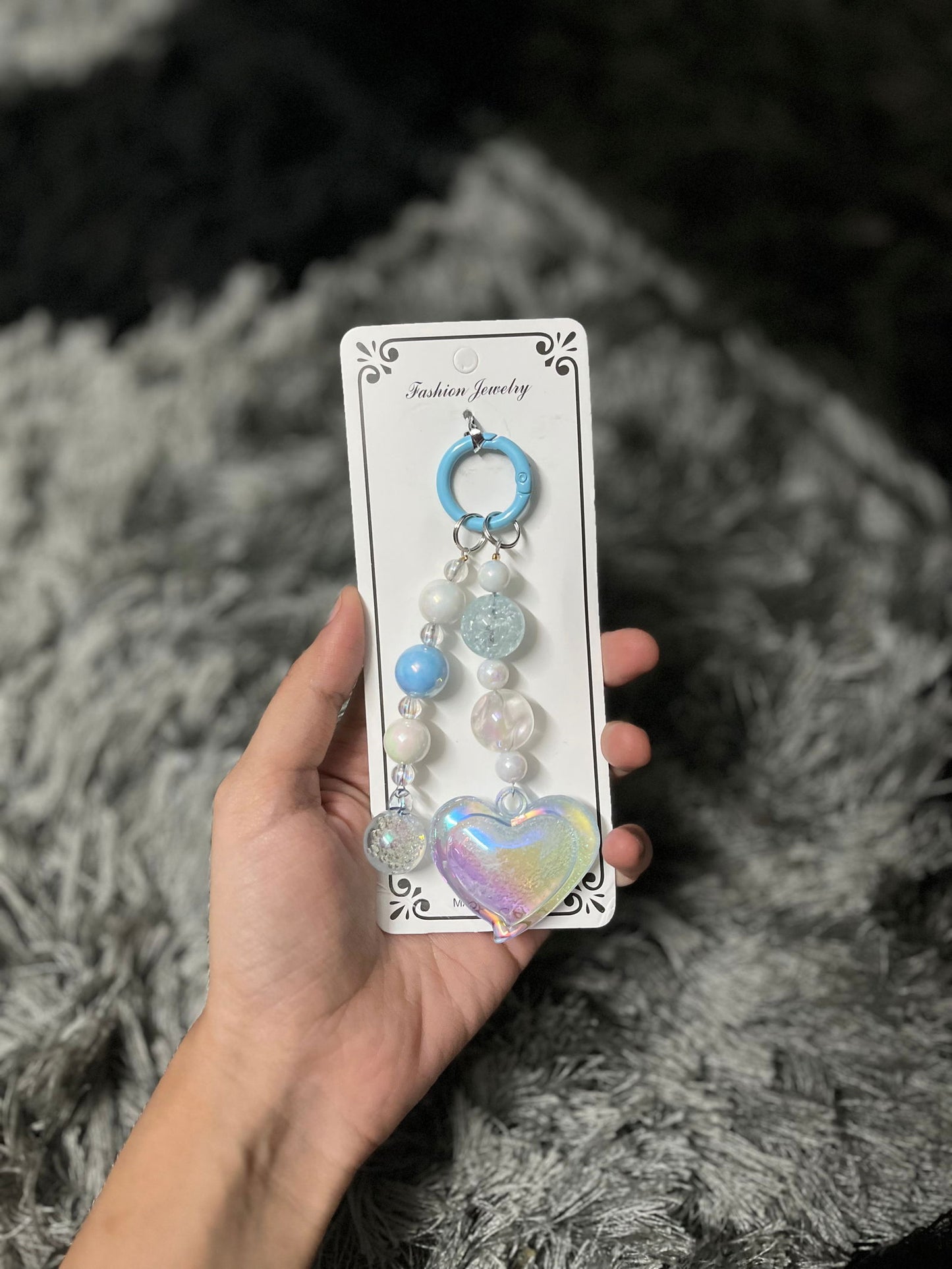 Icey Heart Phone Charm -