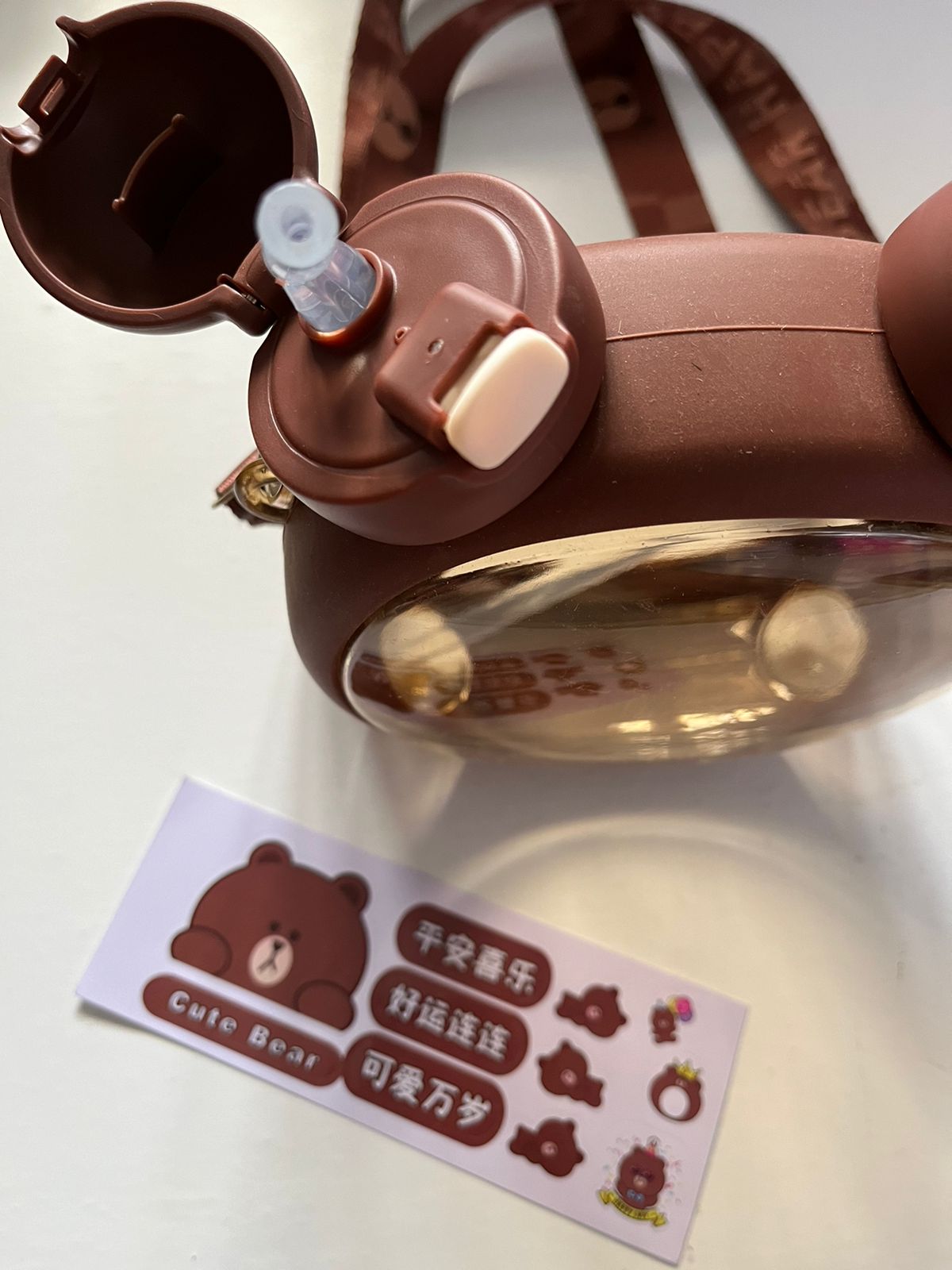 Kawaii Bear Dual Mouth Bottle -