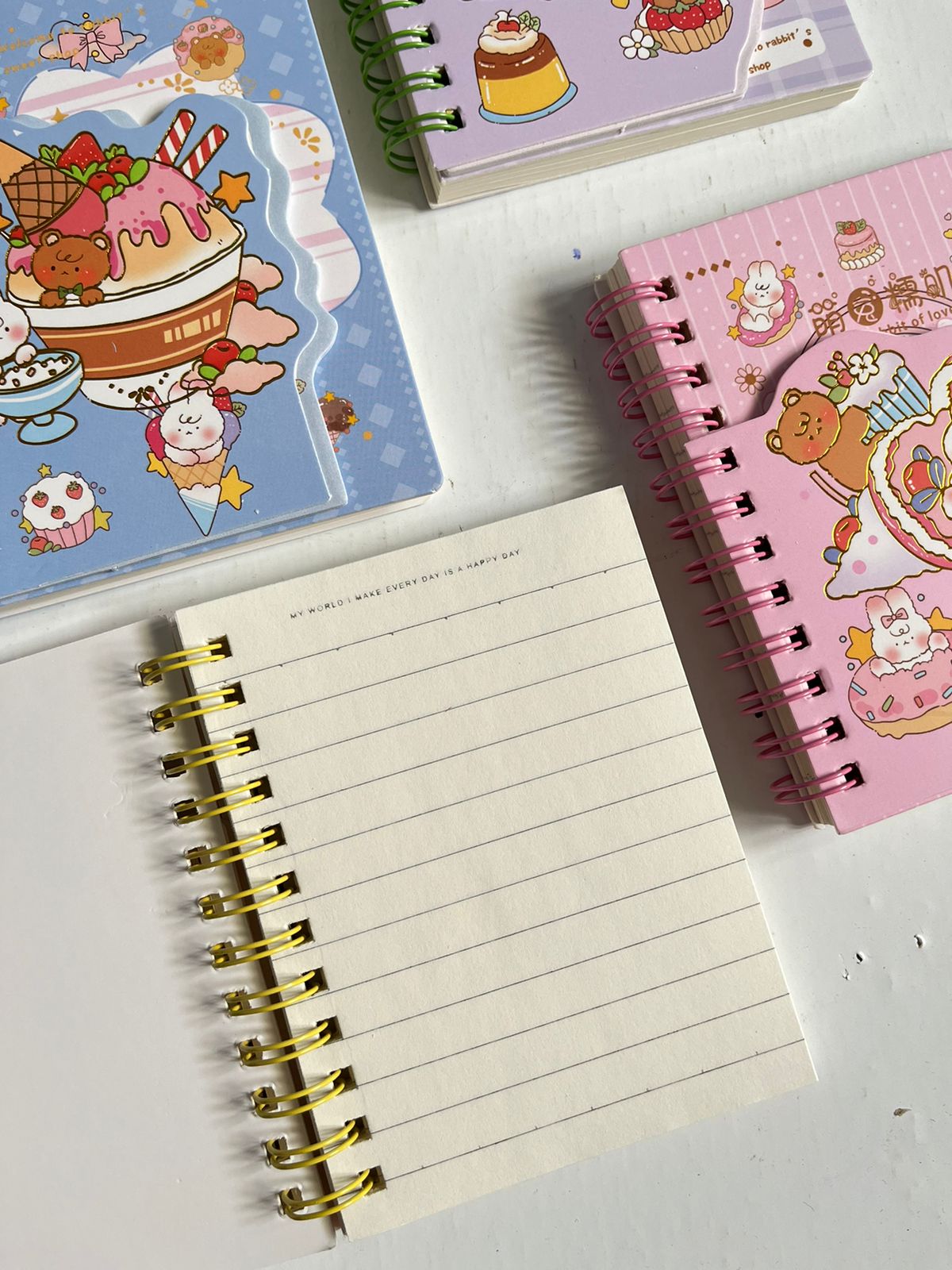 Kawaii Mini Spiral Diary -