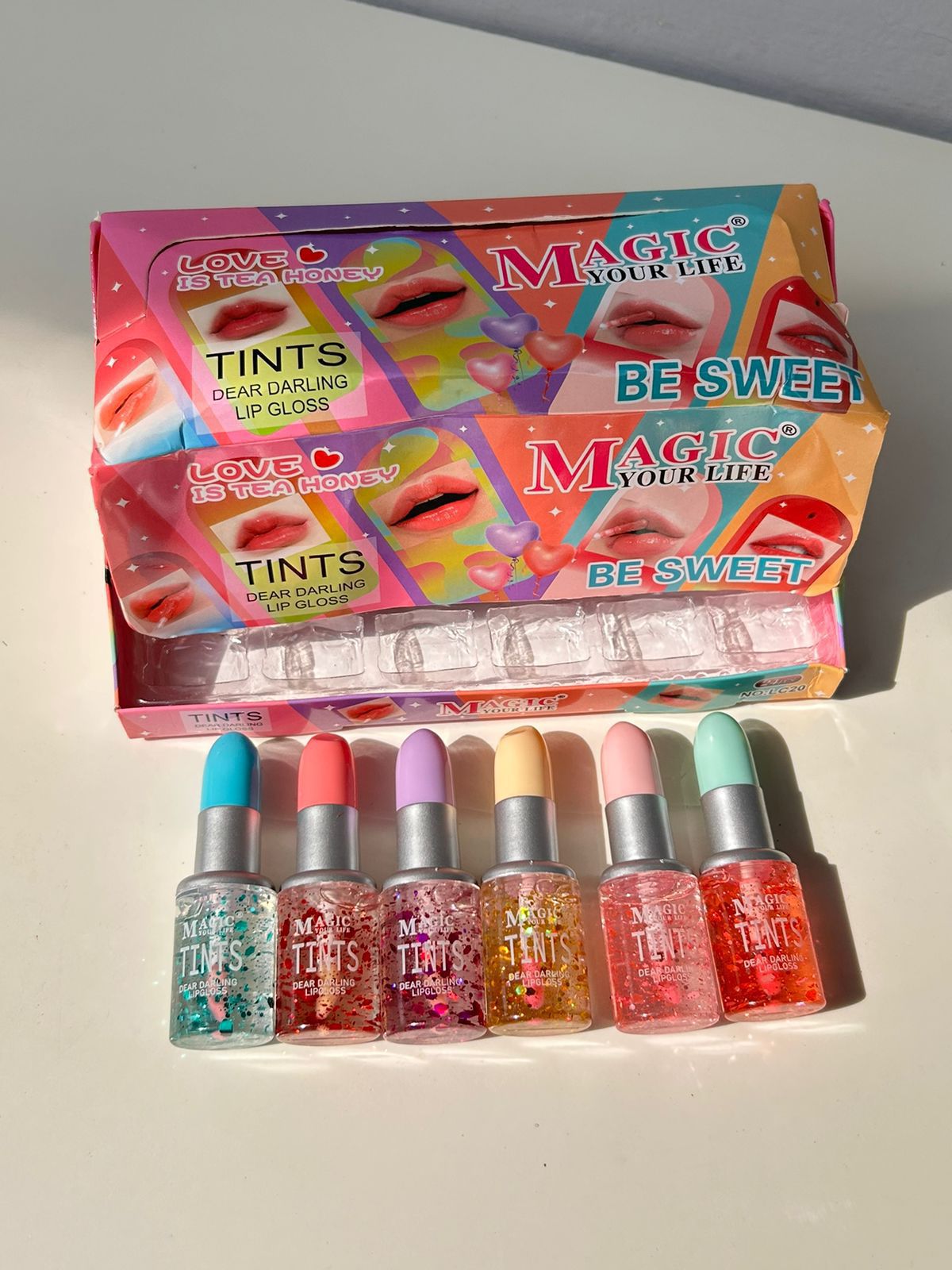 Lipstick Shaped Tinted Lip Gloss -