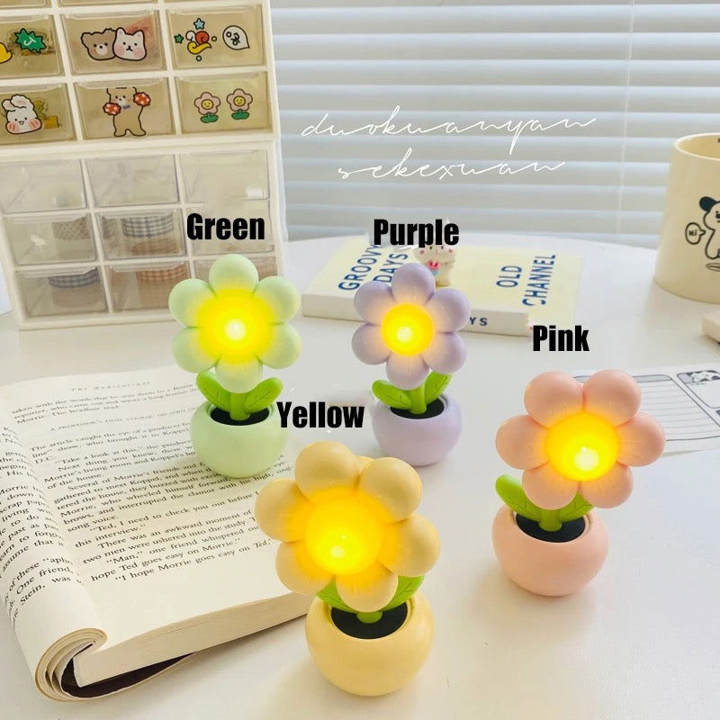 Mini Flower Pot Lamp -