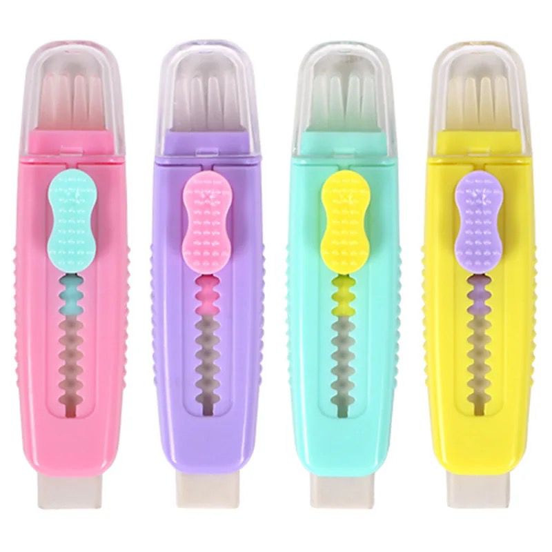 Pastel Erasers with Duster -
