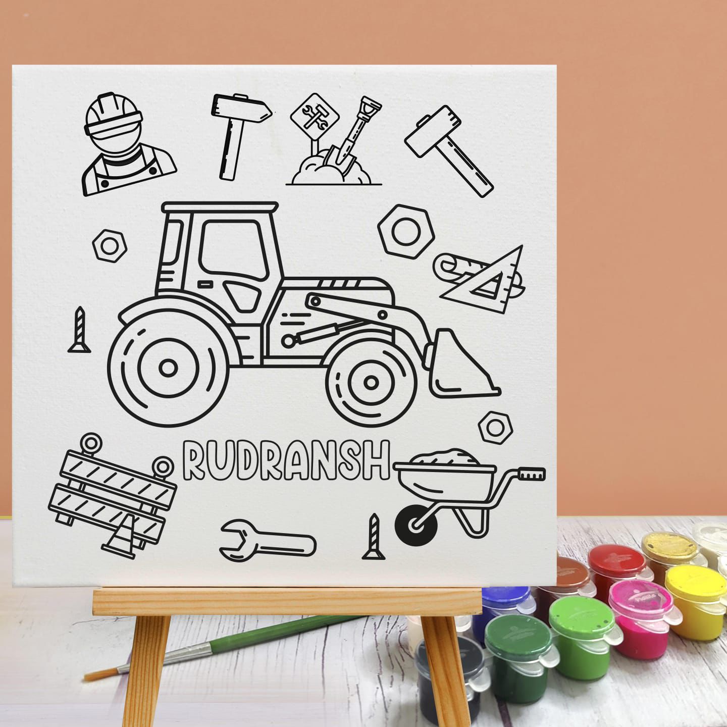 Personalized DIY Canvas Board -