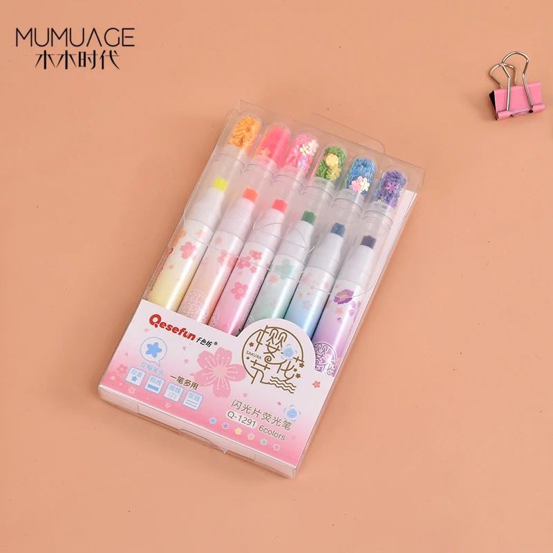 Sakura Glitter Cap Highlighters -