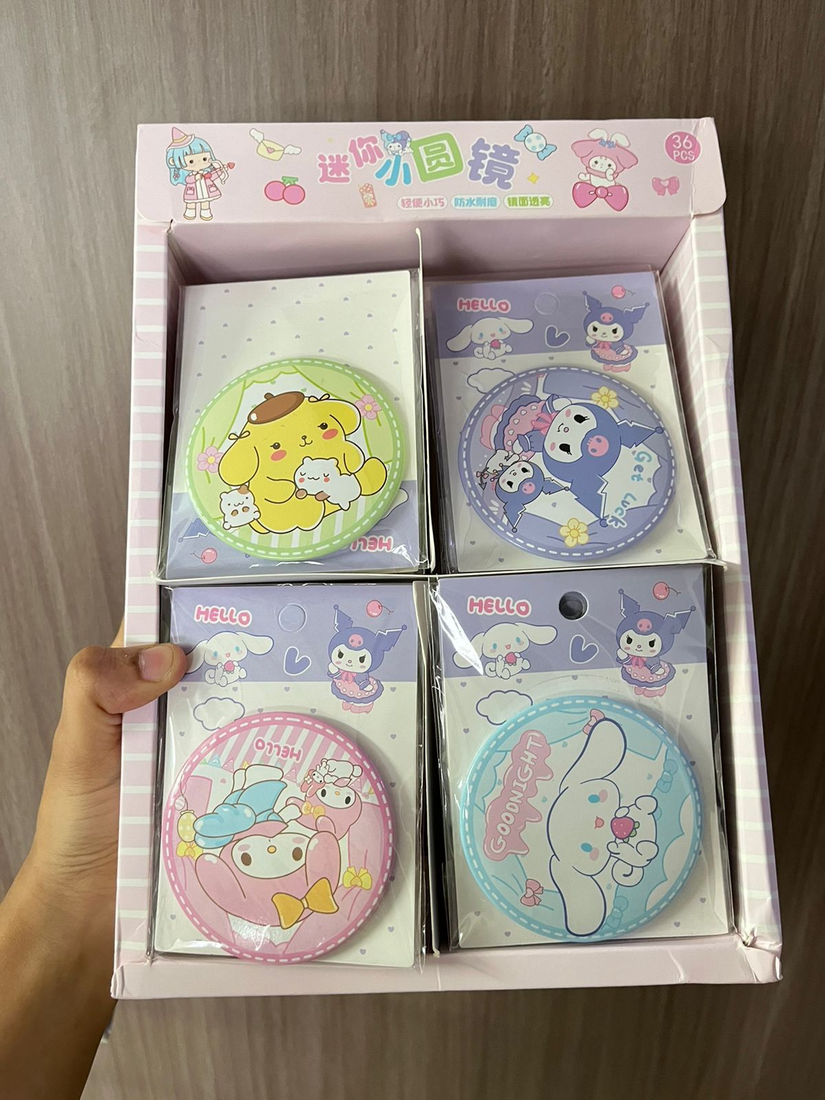 Sanrio Pocket Mirrors -