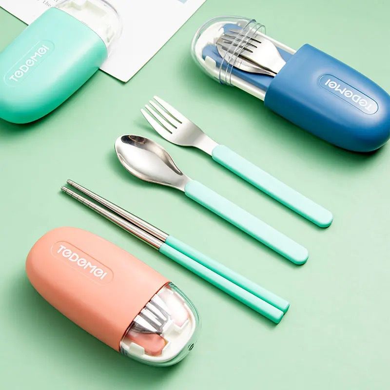 Stainless Steel Portable Cutlery Set -