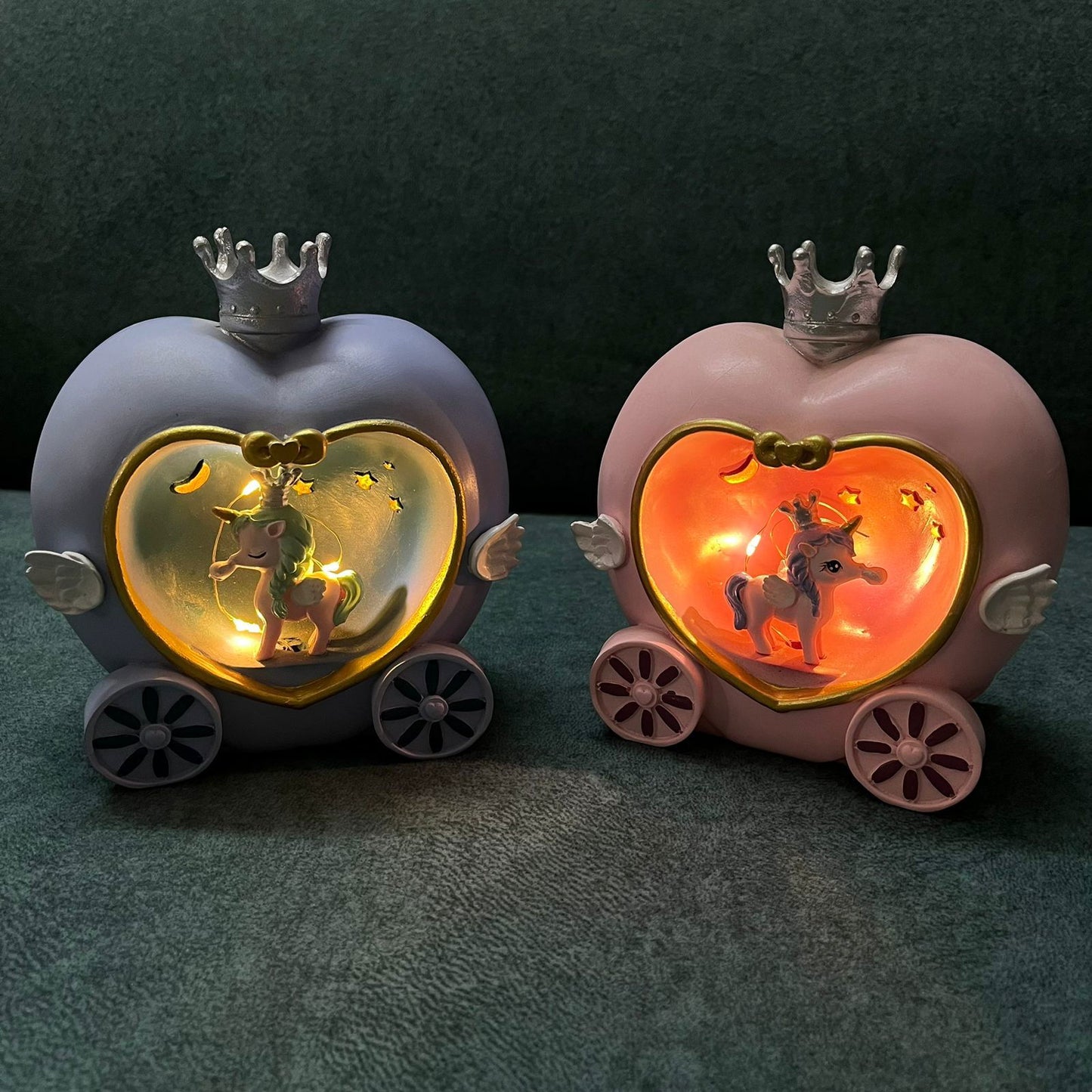 Unicorn Chariot Lamp -