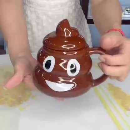 3D Poop Mug With Lid