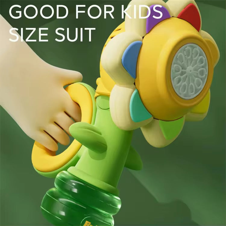 Sunflower bubble machine