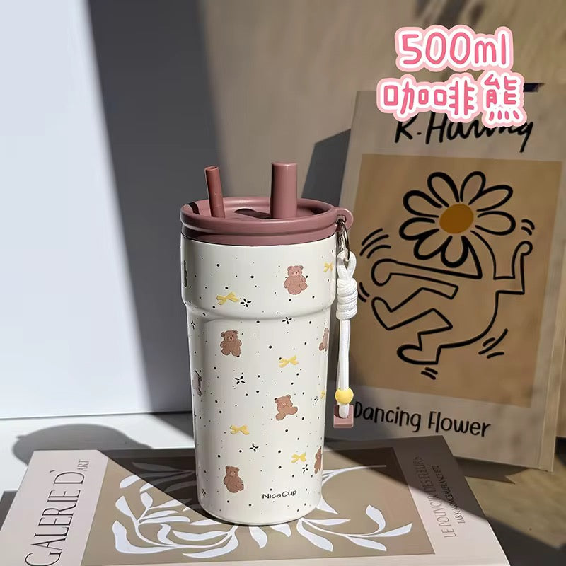 Pinteresty Cute Insulated Tumblers (500 ML)