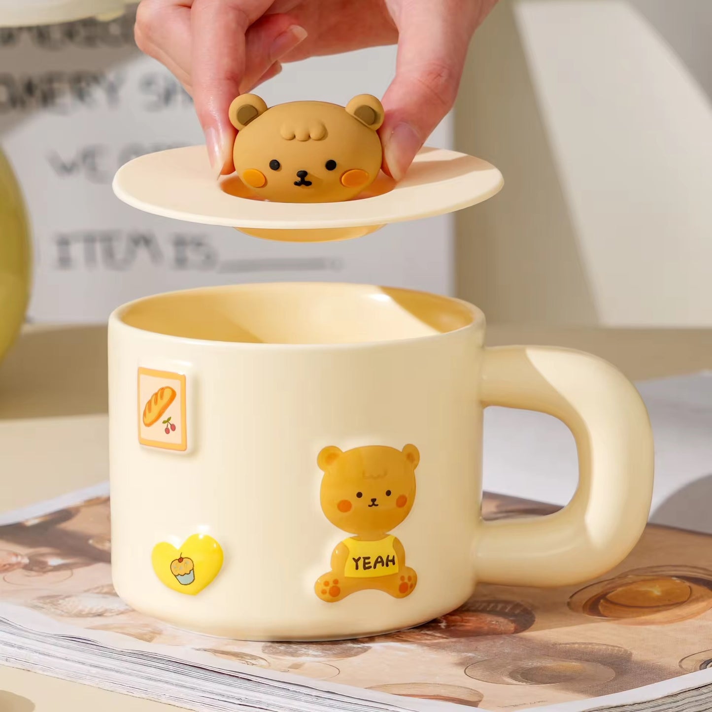 Teddy Bear Pastel Mug