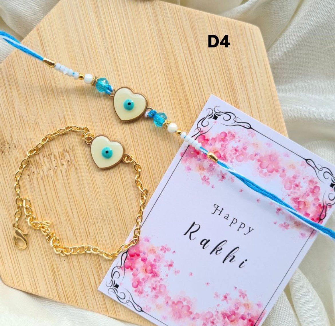 Monalisa Evil Eye Couple Rakhi