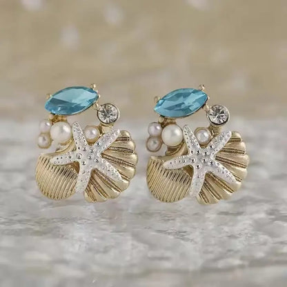 Beach Seas Shell Earrings
