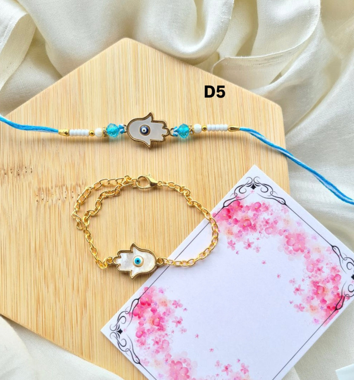 Monalisa Evil Eye Couple Rakhi