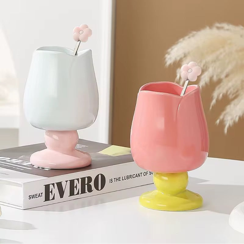 Tulip Ceramic Cups