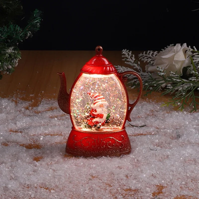 Santa Kettle Lamp / Showpiece