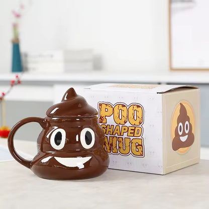 3D Poop Mug With Lid