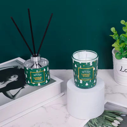 Christmas Reed Diffuser & Candle Gift Set