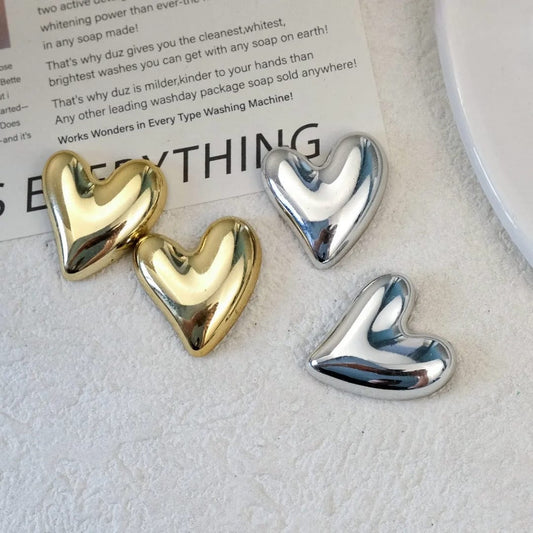 Heart Earrings (Plastic Material)