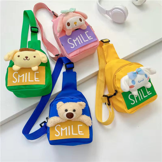 Kids Cartoon Chest Bags