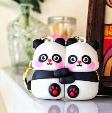 Panda Matching Keychain