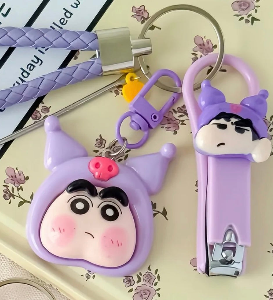 Sanrio x Shinchan 4 in 1 Keycharm