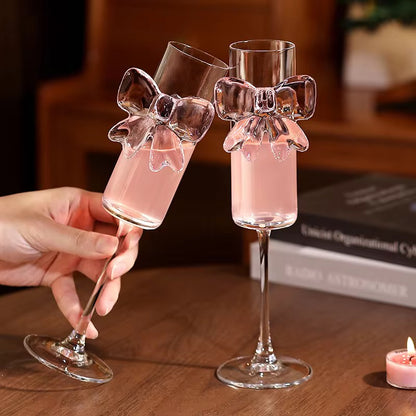 Bow Champagne Flute Glass