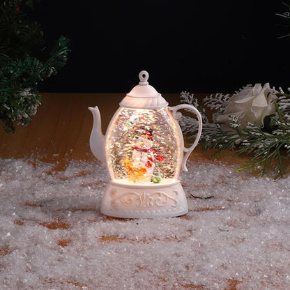 Santa Kettle Lamp / Showpiece