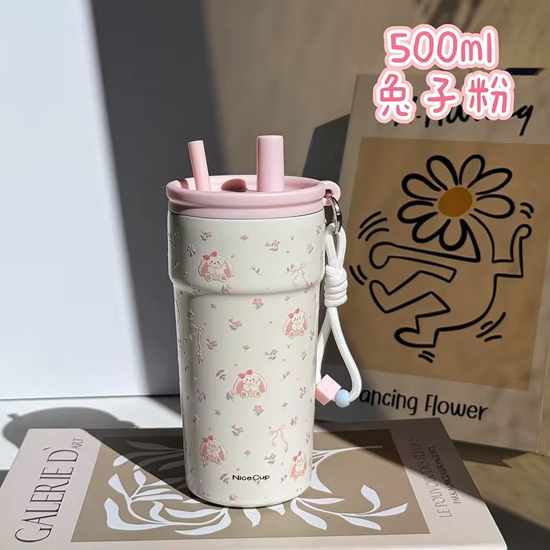 Pinteresty Cute Insulated Tumblers (500 ML)