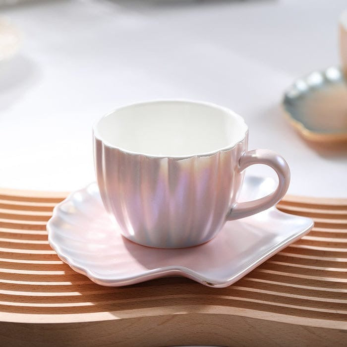 Pearl Glaze Gradient Cup & Saucer