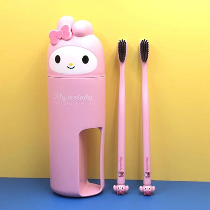 My Melody Brushes + Holder