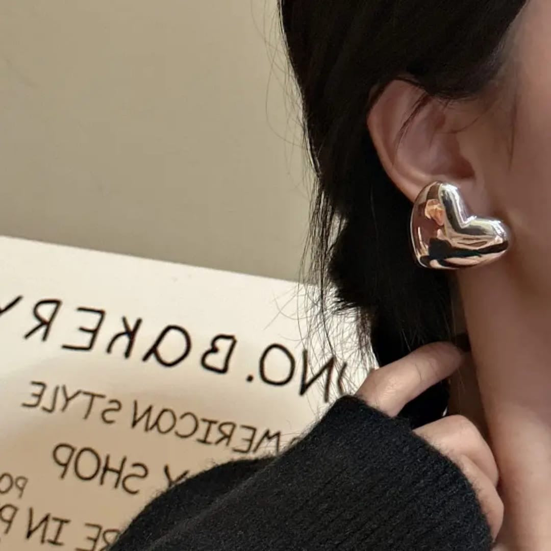 Heart Earrings (Plastic Material)